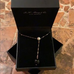 R.H. Macy & Co 14k Gold Pearl Necklace